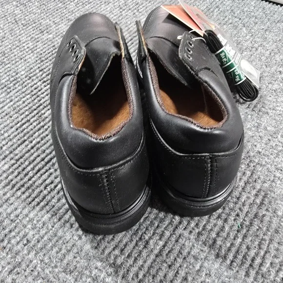 Red Wing Steel Toe Oxford Work Shoes Mens Size 7 D‎ Black SuperSole Made USA NEW